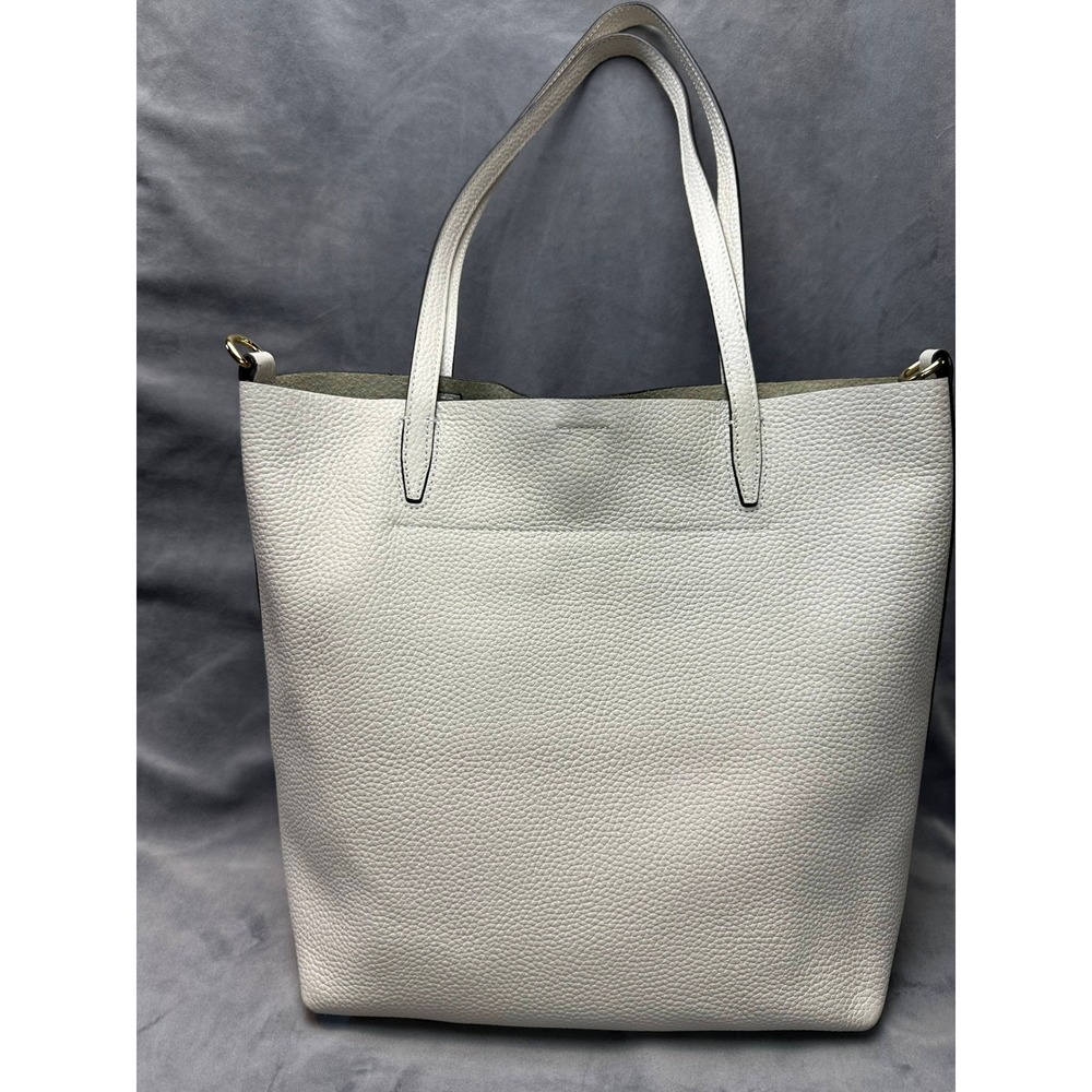 Calvin Klein Tote Larissa White Large NWT Leather Crossbody Handbag - Picture 10 of 11